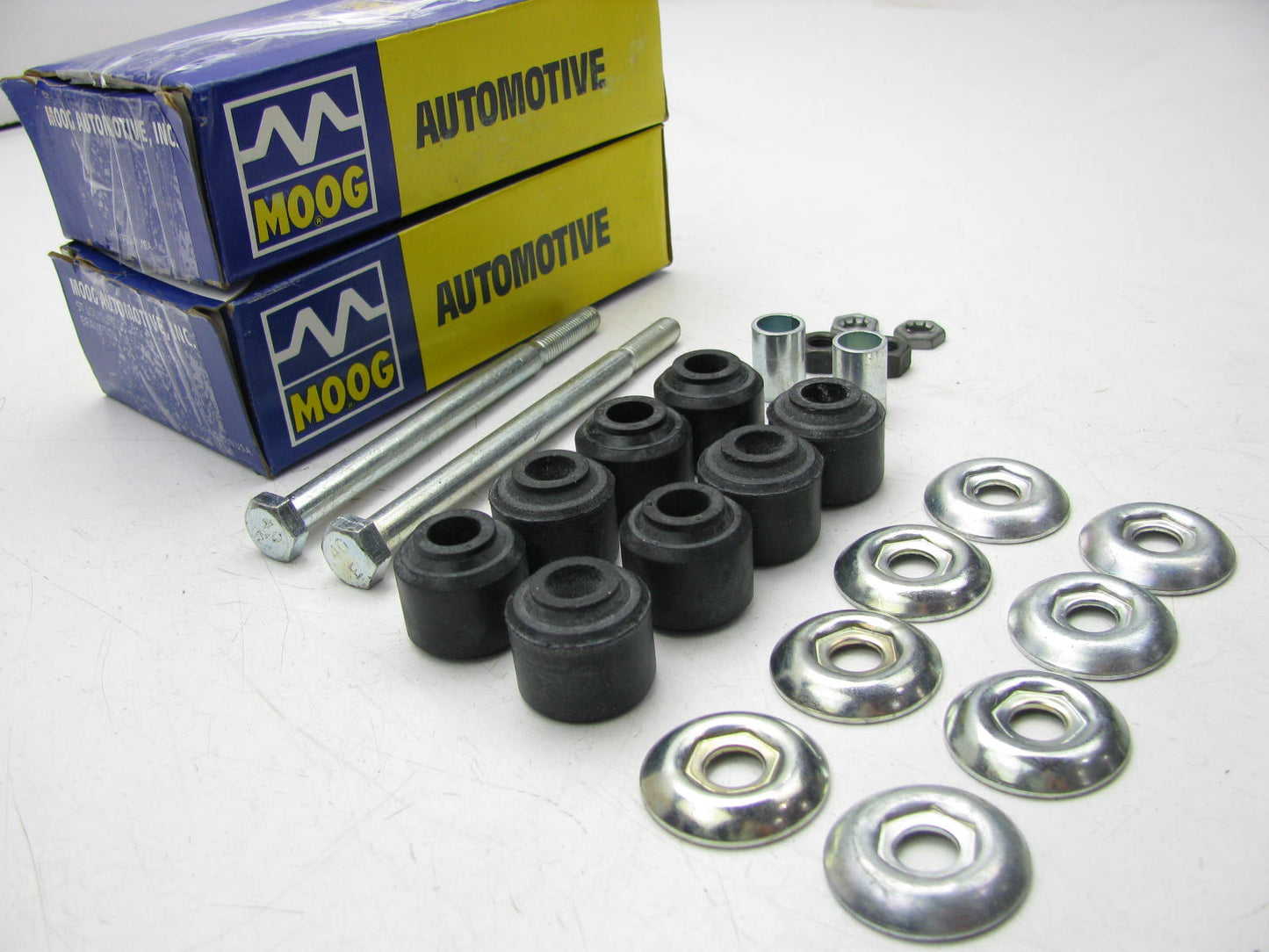 (2) Moog K9228 FRONT Suspension Stabilizer Sway Bar Link Kits