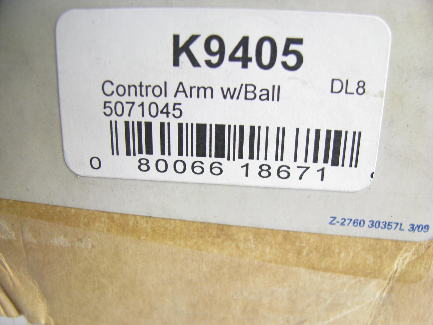 Moog K9405 Front Left Lower Control Arm & Ball Joint 1982-1983 Honda Accord