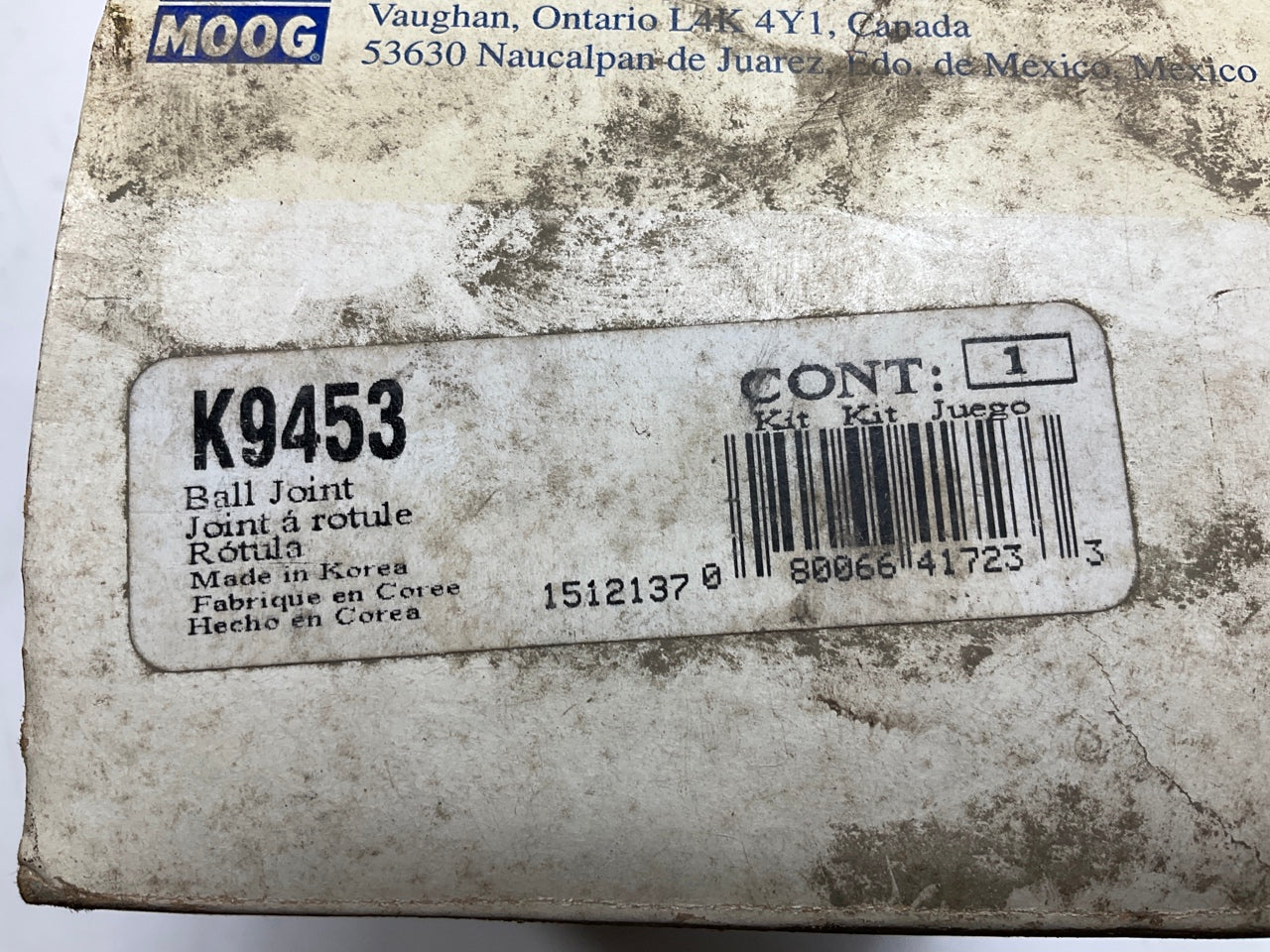 (2) Moog K9453 Suspension Ball Joint Front Lower For 1992-1995 Hyundai Elantra