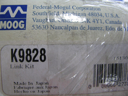 (2) Moog K9828 Suspension Stabilizer Sway Bar Link Kit- Front