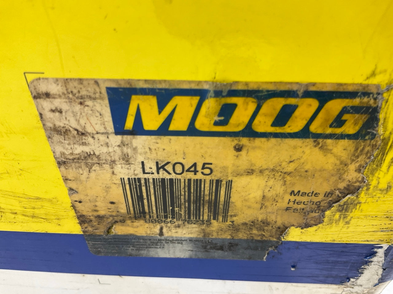 MOOG LK045 Left Drivers Side Knuckle W/ Wheel Bearing For 2012-2017 Toyota Camry