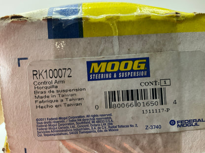 Moog RK100072 Suspension Control Arm And Ball Joint Assembly, Rear Upper