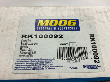 Moog RK100092 Front Upper Suspension Control Arm And Ball Joint