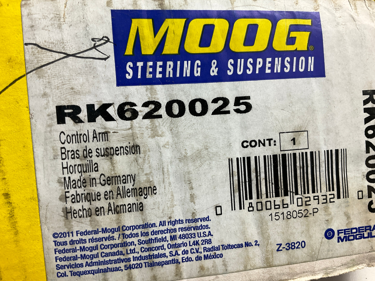 NO HARDWARE - Moog RK620025 Control Arm & Ball Joint Assembly, Front Left Lower