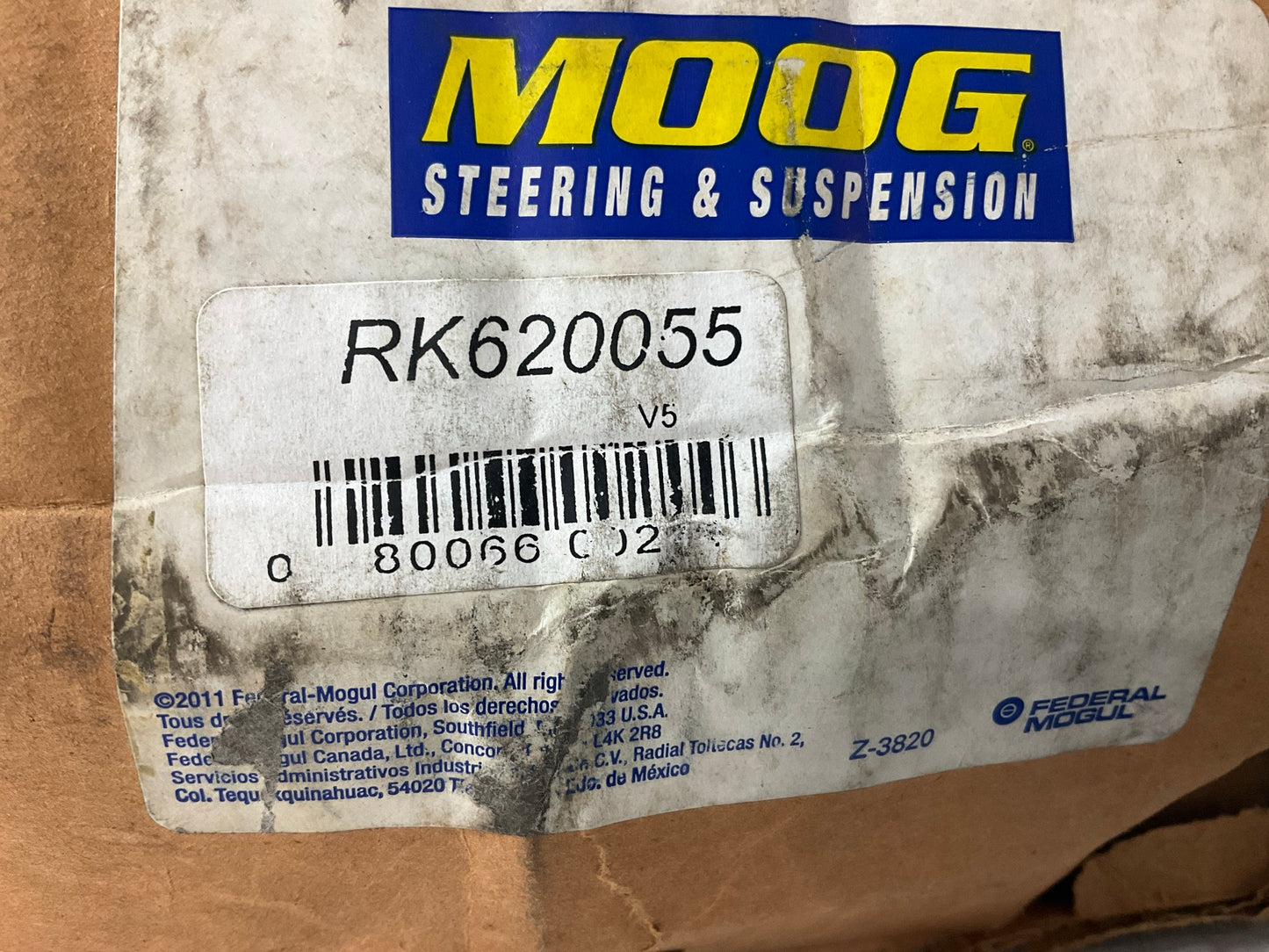 Moog RK620055 Front Right Lower Control Arm And Ball Joint