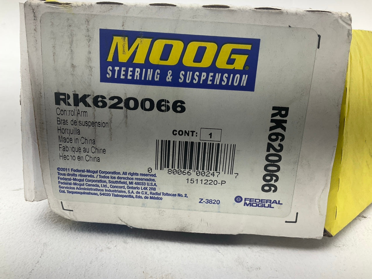 Moog RK620066 Front Left Lower Control Arm