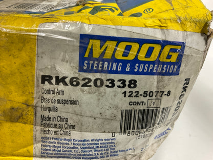 Moog RK620338 Suspension Control Arm And Ball Joint Assembly, Front Left Lower