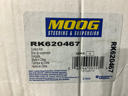 Moog RK620467 Suspension Control Arm & Ball Joint Assembly, Front Left Lower