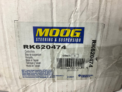 Moog RK620474 Suspension Control Arm And Ball Joint Assembly, Front Left Lower
