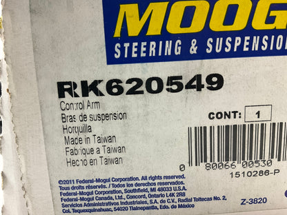 Moog RK620549 Front Right Lower Control Arm And Ball Joint