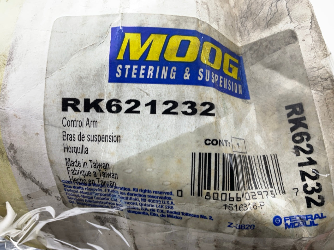 Moog RK621232 Front Left Lower Suspension Control Arm And Ball Joint Assembly