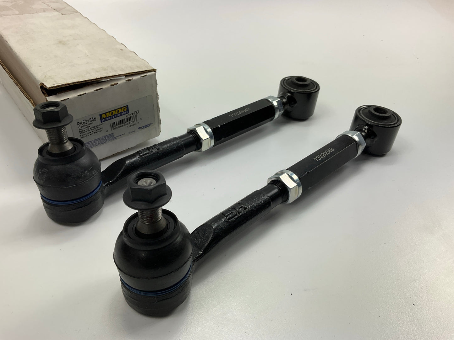 (2) Moog RK621848 Rear Lower Forward Control Arm For 2006-2011 Toyota RAV4