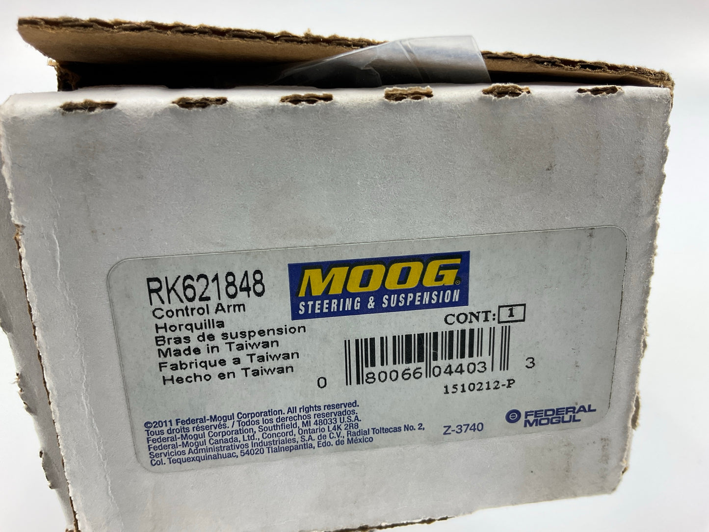 (2) Moog RK621848 Rear Lower Forward Control Arm For 2006-2011 Toyota RAV4
