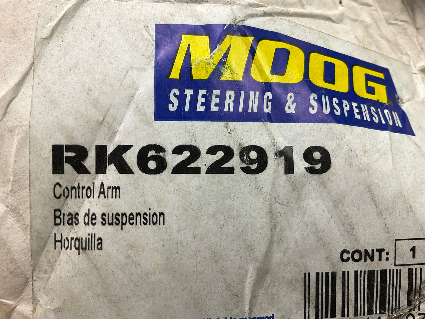 Moog RK622919 Front Right LOWER Suspension Control Arm And Ball Joint