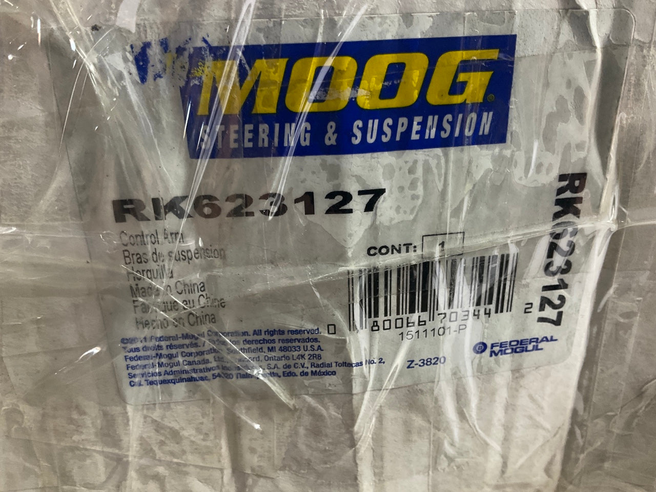 Moog RK623127 Suspension Control Arm And Ball Joint Assembly - Front Right Lower