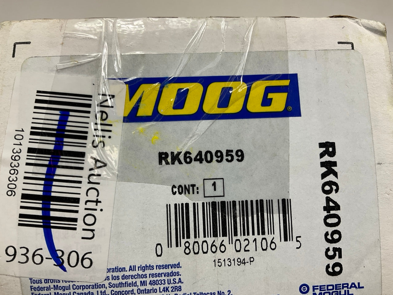 Moog RK640959 Suspension Control Arm - Front Right Lower Type 3