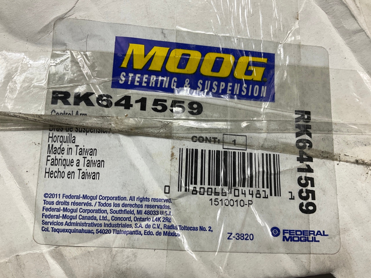 Moog RK641559 Front Right Lower Control Arm For 2002-2007 Jeep Liberty