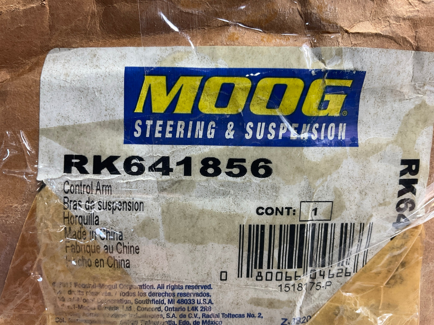 Moog RK641856 Rear Control Arm For 2007-2010 Chrysler Sebring, 2008-14 Avenger