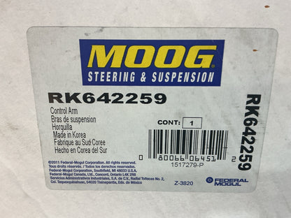 Moog RK642259 Front Right Lower Control Arm For 2009-2011 Kia Borrego