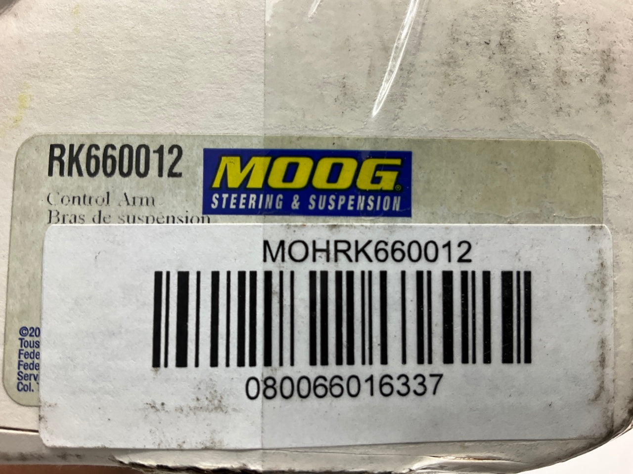 Moog RK660012 Suspension Control Arm - Rear Lower Forward
