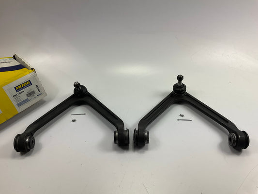 (2) Moog RK7424 Suspension Control Arm And Ball Joint Assembly, Front Upper