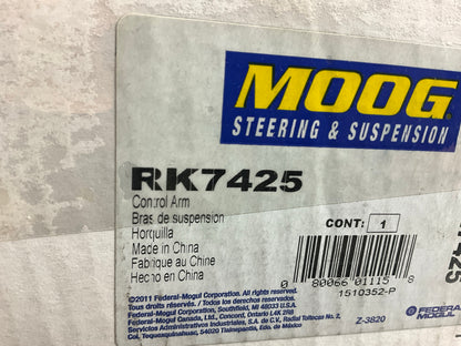 Moog RK7425 Suspension Control Arm And Ball Joint Assembly, Front Left Lower