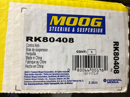 Moog RK80408 Front Left Lower Suspension Control Arm And Ball Joint Assembly