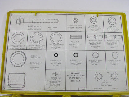 RP-4007 Rack And Pinion Repair Parts For Chrysler, Ford, & GM