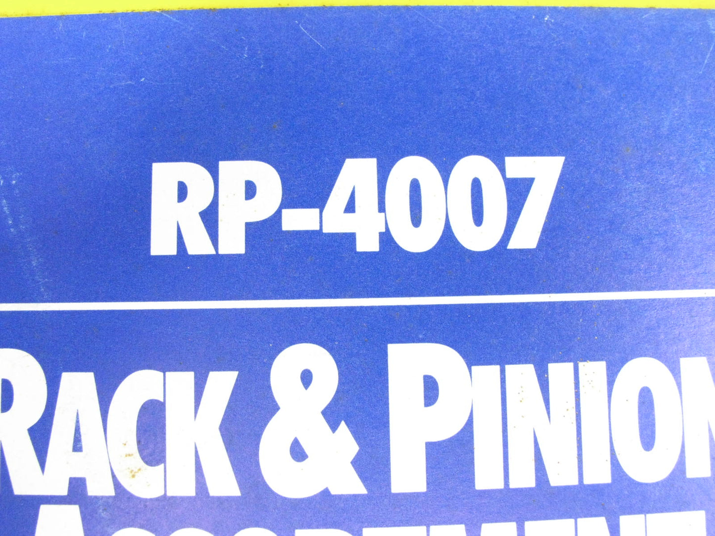 RP-4007 Rack And Pinion Repair Parts For Chrysler, Ford, & GM