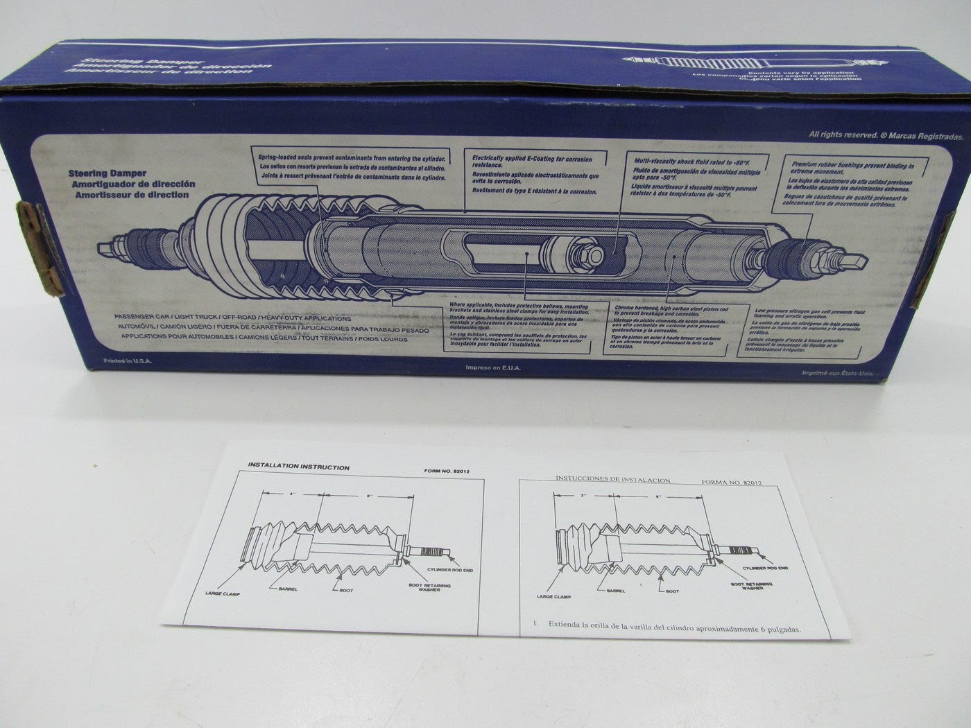 Moog SSD107 Steering Stabilizer Damper Cylinder Kit