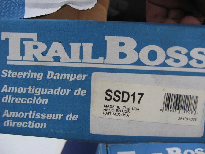 Moog SSD17  Trail Boss Steering Stabilizer Damper