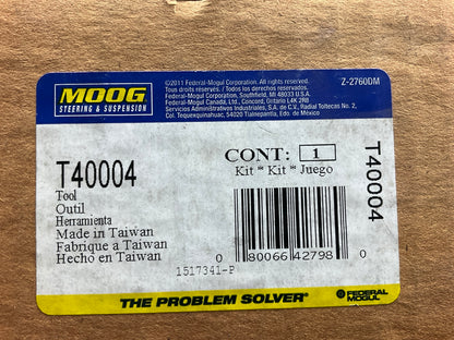 Moog T40004 Suspension Control Arm Bushing Tool Set