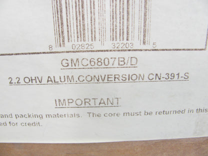 Moores GMC6807B Remanufactured 10112391-S Cylinder Head - 1992-1997 GM 2.2L