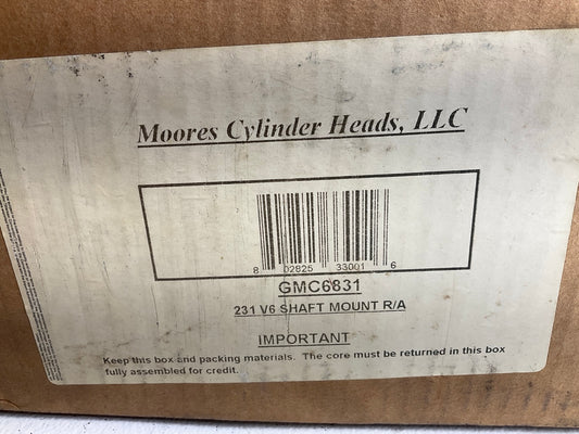 REMAN. Moores GMC6831 Cylinder Head Casting # 25506293 - Buick 231 V6