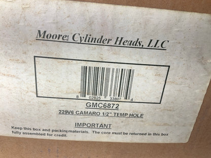 REMAN. Moores GMC6872 Cylinder Head 14020553 1980-1984 Chevy 3.8L 229 V6