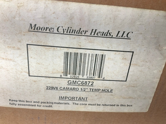 REMAN. Moores GMC6872 Cylinder Head 14020553 1980-1984 Chevy 3.8L 229 V6