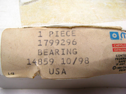 NEW - OEM 1799296 Front Inner Wheel Bearing For 85-93 Dodge W250, W350 4500lb