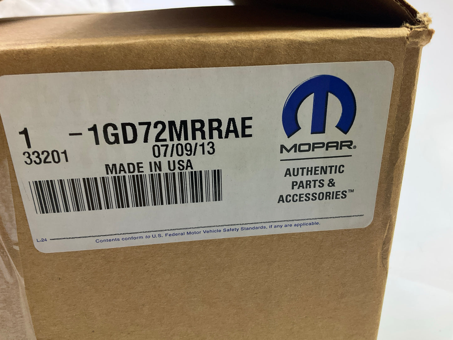 Mopar 1GD72MRRAE Right Mirror For 08-13 Dodge Challenger ''High Octane Red Pearl''