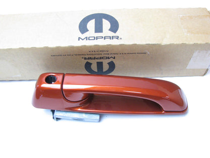 NEW OEM FRONT LEFT Exterior Door Handle ORANGE W/O CHROME For 2009 Ram 1500