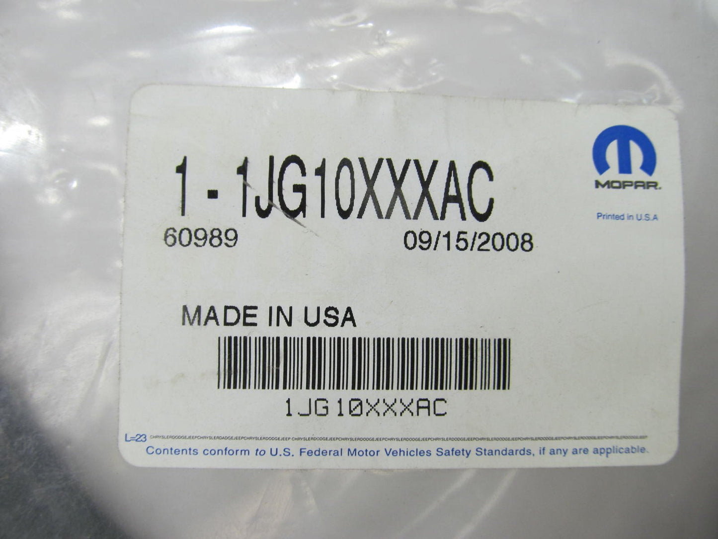 NEW - OEM 1JG10XXXAC Sliding Door Weather Strip For 08-15 Town & Country Caravan