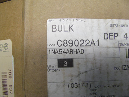 NEW - OEM 1NA54ARHAD Front Right Door Handle Inferno Red Crystal Pearl Coat