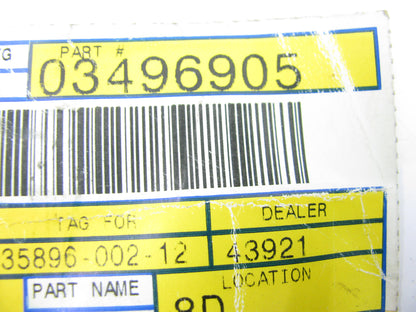 NEW - OEM 3496905 Front Brake Hose