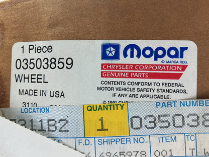 NOS OEM Mopar 3503859 Blower Motor Wheel