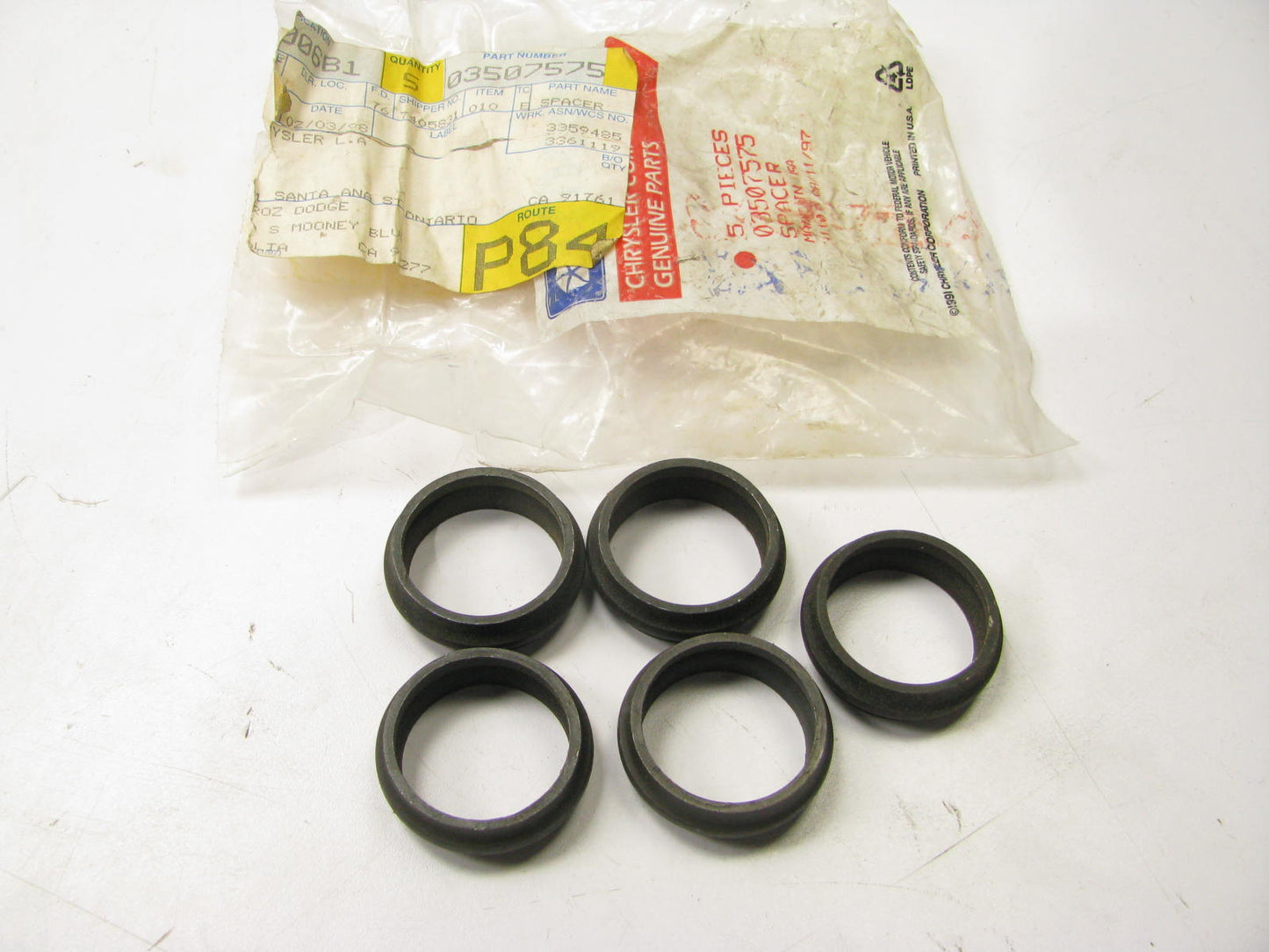 OEM  Differential Crush Sleeves  3507575 (Pack Of 5)