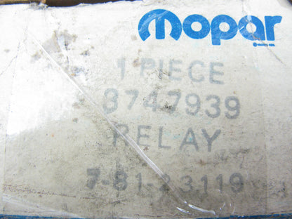 NOS - OEM Mopar 3747939 Air Conditioner Anti Dieseling Relay