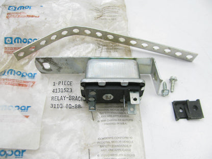 NEW - OEM Mopar 4131523 Rear Back Window Heated Glass Relay W/ Bracket