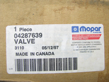 NEW - OEM 4287639 EGR Valve For 1995-1996 Neon