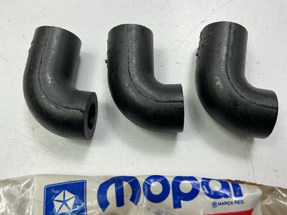 (3) NOS Genuine OEM Mopar 4315704 PCV Valve Elbow Grommets For Chrysler 2.2L