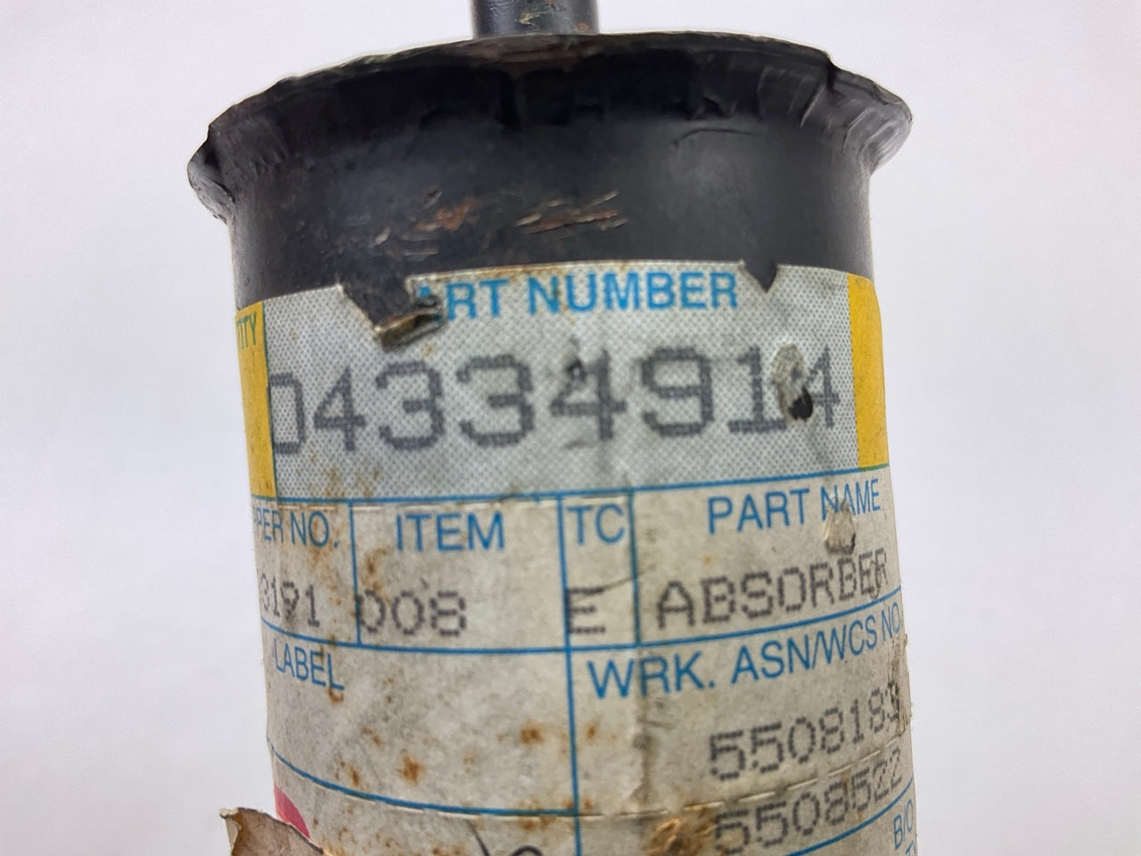 NOS Mopar 4334914 Rear Bumper 5 MPH Impact Absorber Shock For 1988-1993 Dynasty