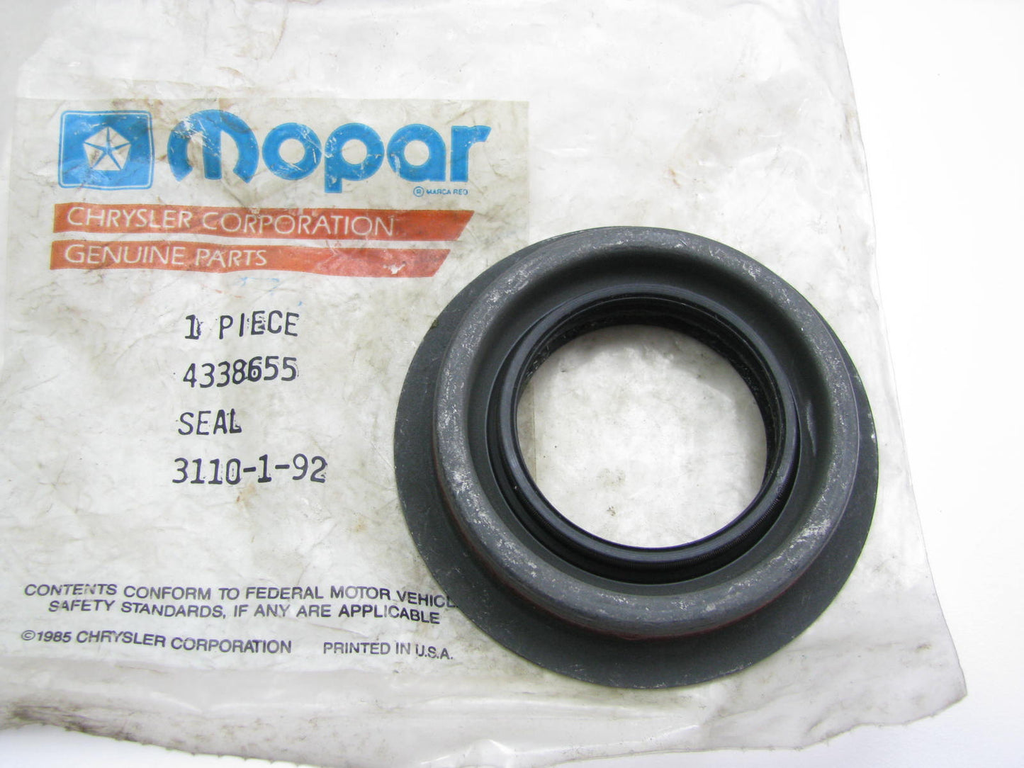 NEW - OEM 4338655 Rear Axle Seal For 1997-1999 Dodge Dakota